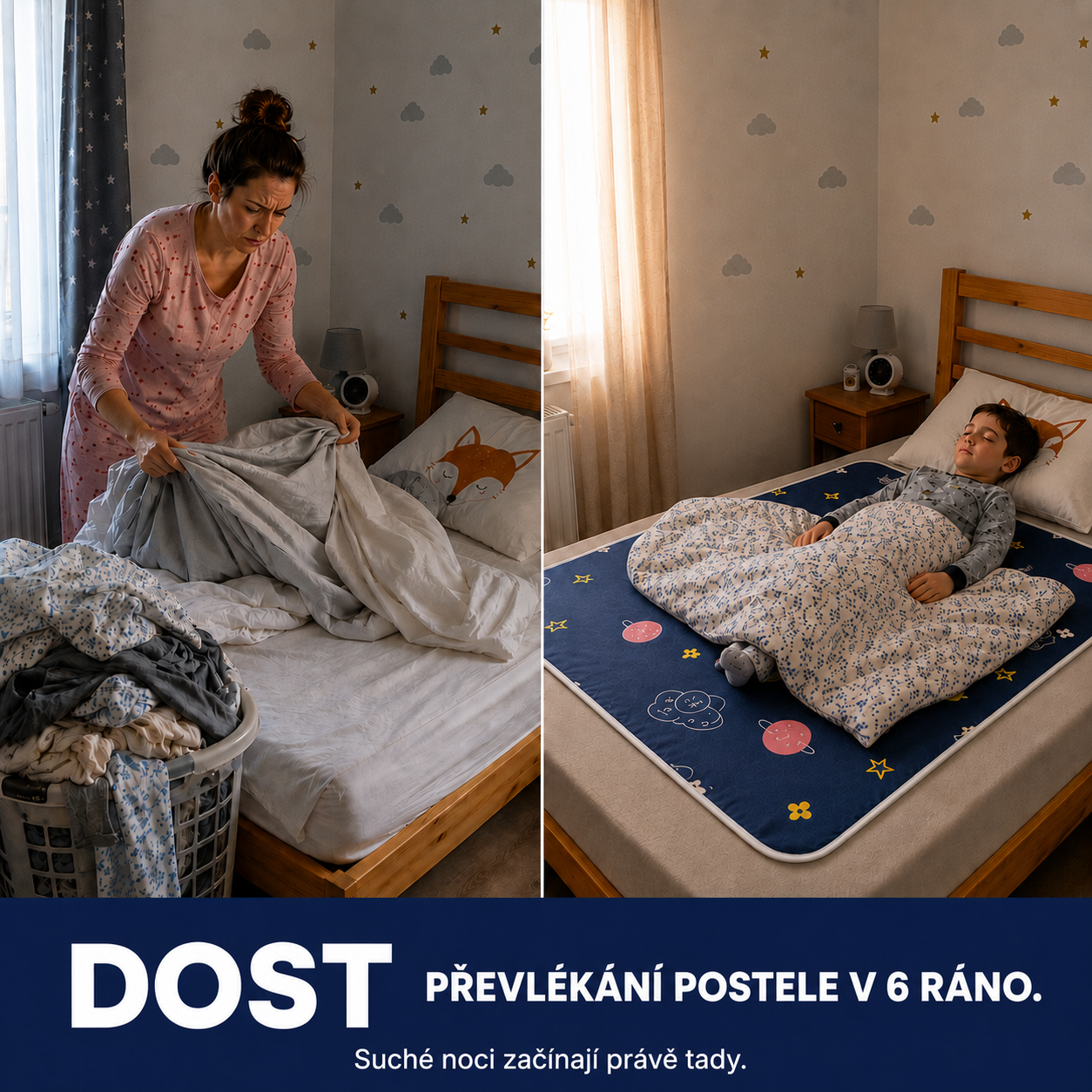 SucháNoc – nepromokavá tréninková podložka