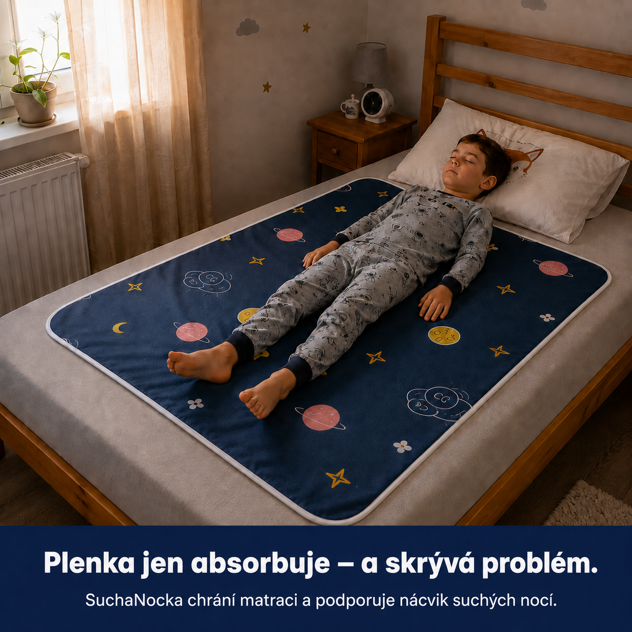 SucháNoc – nepromokavá tréninková podložka
