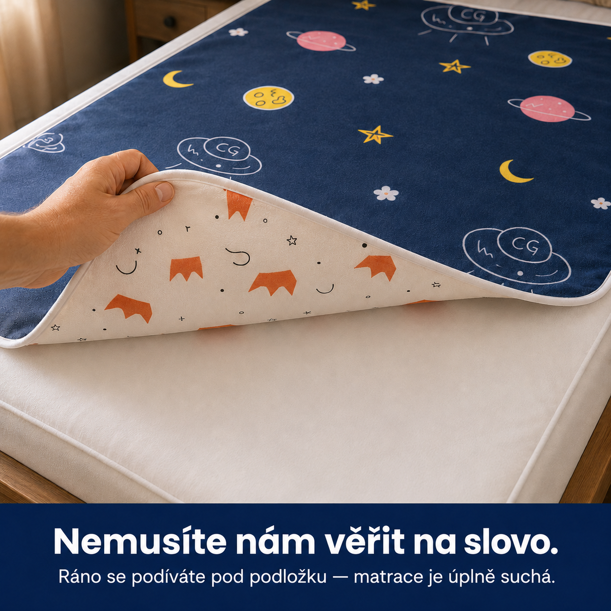 SucháNoc – nepromokavá tréninková podložka