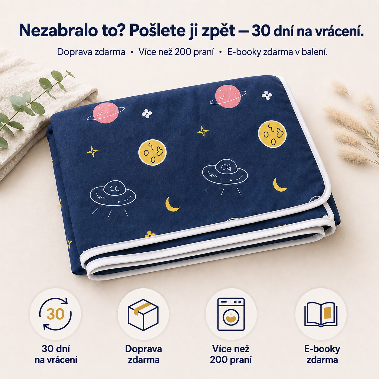 SucháNoc – nepromokavá tréninková podložka